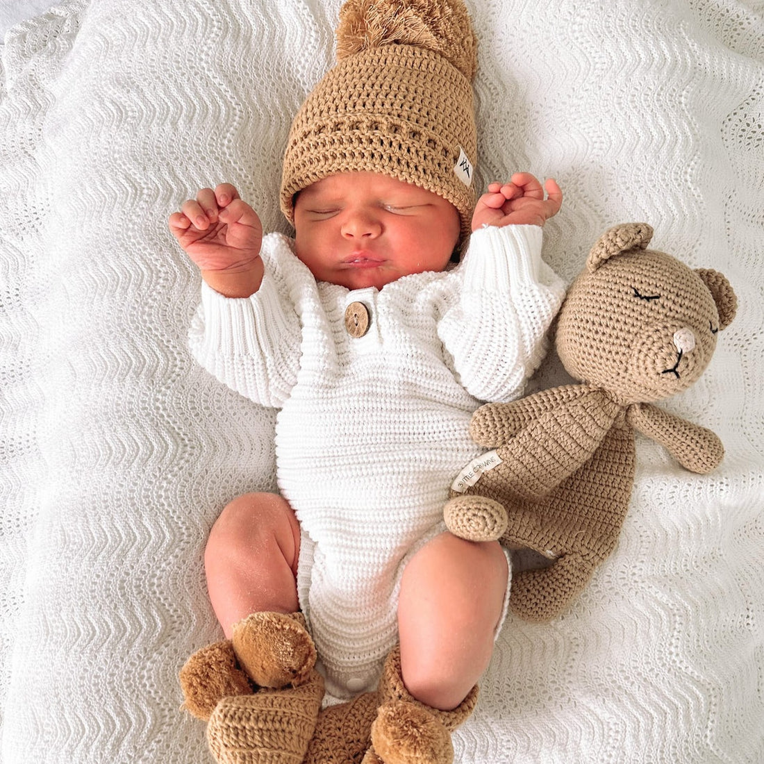 Textured Knit Bodysuit Ivory