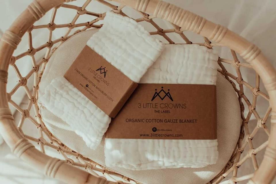 Organic Cotton Gauze Blanket White