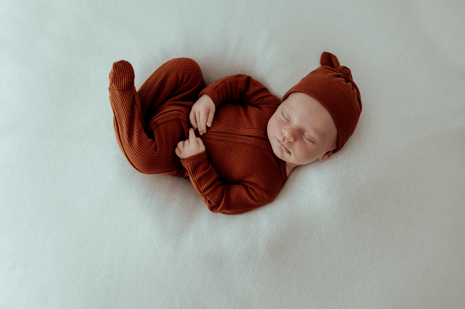 My First Knotted Beanie Bronze